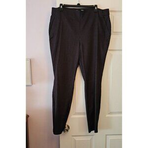 Simply Vera Vera Wang Womens Dot Pinstripe Ponte Skinny Pants XL Dark Academia